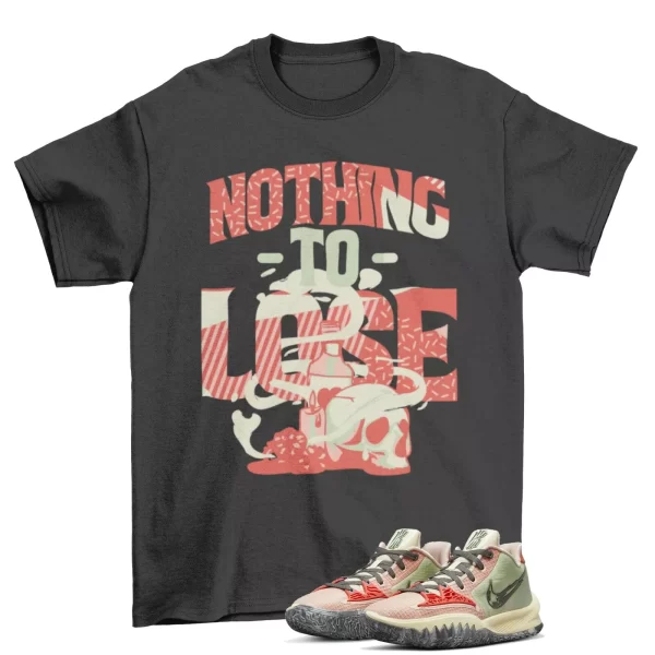 Nothing to Lose Sneaker Shirt to Match Kyrie Low 4 Pale Coral CW3985-800 Jezsport.com