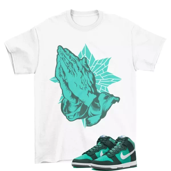 Blessed Dunk Shirt to Match Dunk High Athletic Club Pro Green DJ6152-300 Jezsport.com