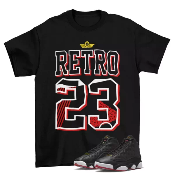 Retro 23 Shirt to Match Jordan 13 Retro Playoffs 414571-062 Jezsport.com