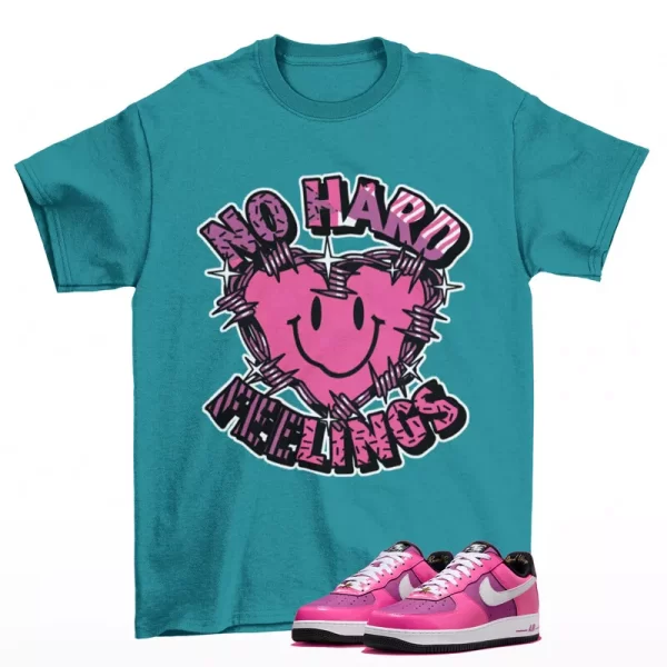 Feelings Shirt to Match Air Force 1 World Tour Laser Fuchsia FV6150-600 Jezsport.com