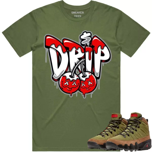 Jordan 9 Beef Broccoli 9s Shirt to Match - RED MONEY DRIP Jezsport.com