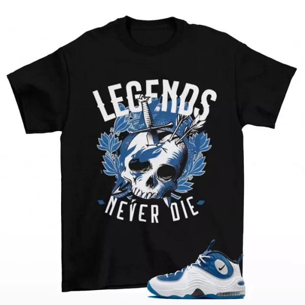 Legendary Penny Shirt to Match Air Penny 2 Atlantic Blue FN4438-400 Jezsport.com