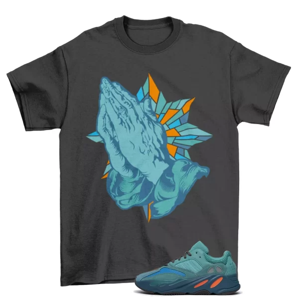 Blessed Sneaker Shirt to Match Yeezy Boost 700 Faded Azure Jezsport.com