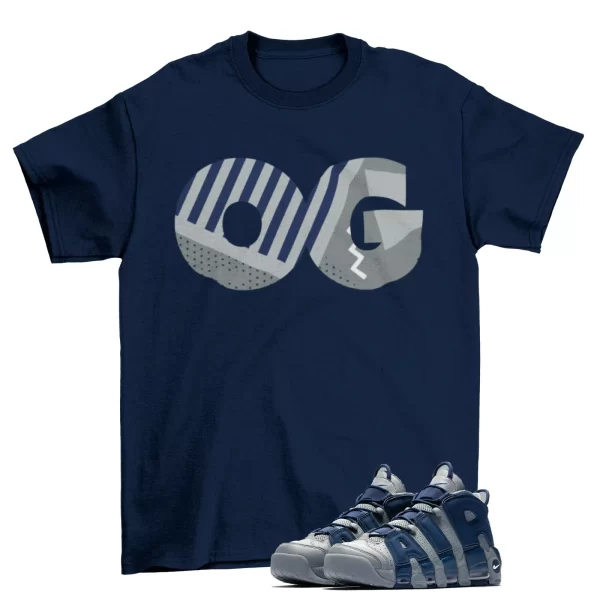 OG Sneaker Shirt to Match Air More Uptempo Georgetown 921948-003 Jezsport.com