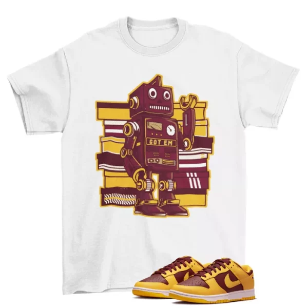 Got Em Dunk Shirt to Match Dunk Low Arizona State Yellow Bordeaux / DD1391-702 Jezsport.com