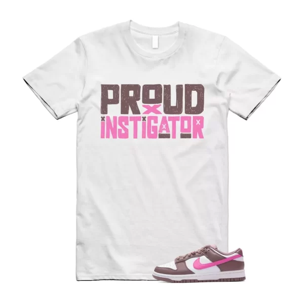 Dunk Smokey Mauve Playful Pink White Brown Low T Shirt Match PROUD Jezsport.com