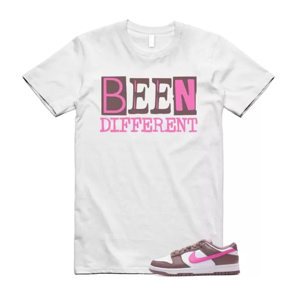 Dunk Smokey Mauve Playful Pink White Brown Low T Shirt Match BEEN Jezsport.com