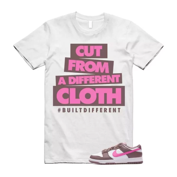 Dunk Smokey Mauve Playful Pink White Brown Low T Shirt Match CLOTH Jezsport.com