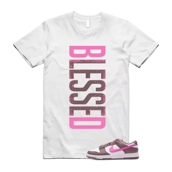 Dunk Smokey Mauve Playful Pink White Brown Low T Shirt Match VERTBLS Jezsport.com