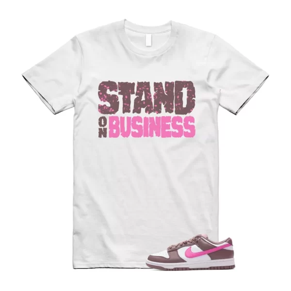 Dunk Smokey Mauve Playful Pink White Brown Low T Shirt Match SOB Jezsport.com