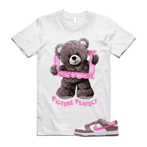 Dunk Smokey Mauve Playful Pink White Brown Low T Shirt Match PIC Jezsport.com