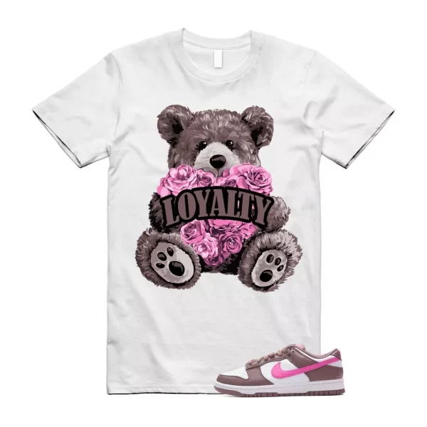 Dunk Smokey Mauve Playful Pink White Brown Low T Shirt Match LYLTY Jezsport.com