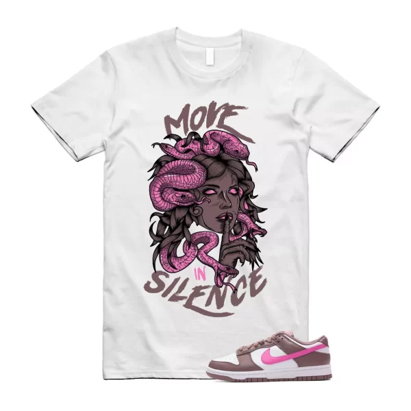 Dunk Smokey Mauve Playful Pink White Brown Low T Shirt Match MIS Jezsport.com