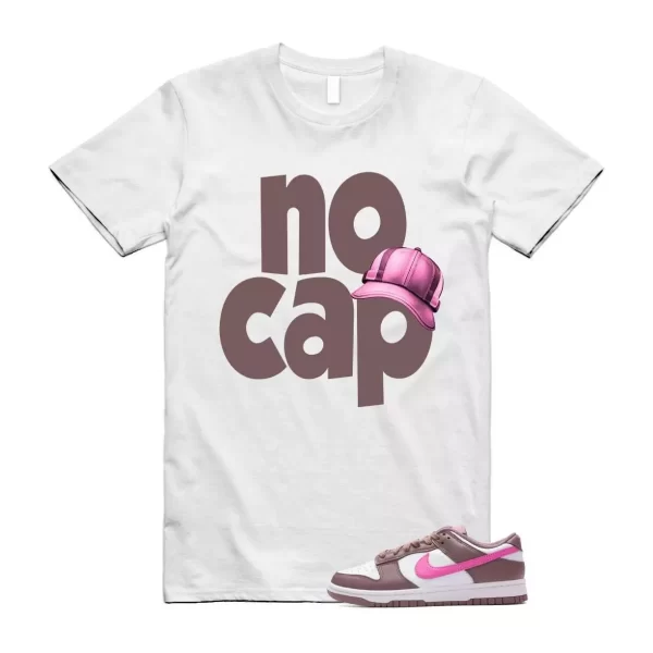 Dunk Smokey Mauve Playful Pink White Brown Low T Shirt Match NO CAP Jezsport.com