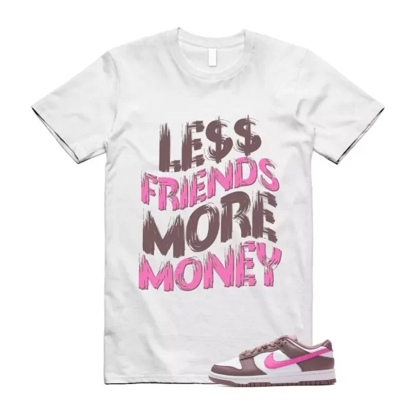 Dunk Smokey Mauve Playful Pink White Brown Low T Shirt Match LF Jezsport.com