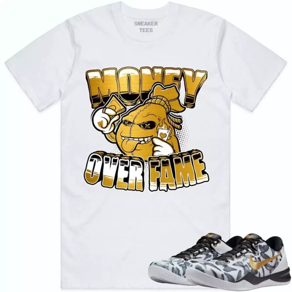 Kobe 8 Mambacita 8s Gigi Shirt to Match - GOLD METALLIC MOF Jezsport.com