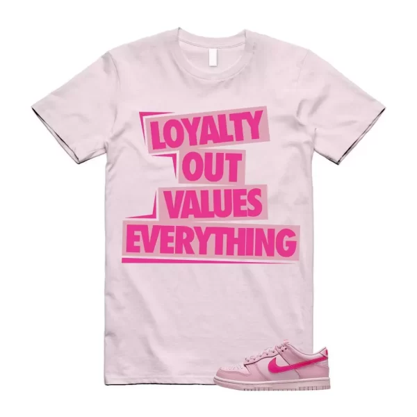 Dunk Triple Pink Valentines Day DTP Low GS Light Soft Prime 1 T Shirt Match LOVE Jezsport.com