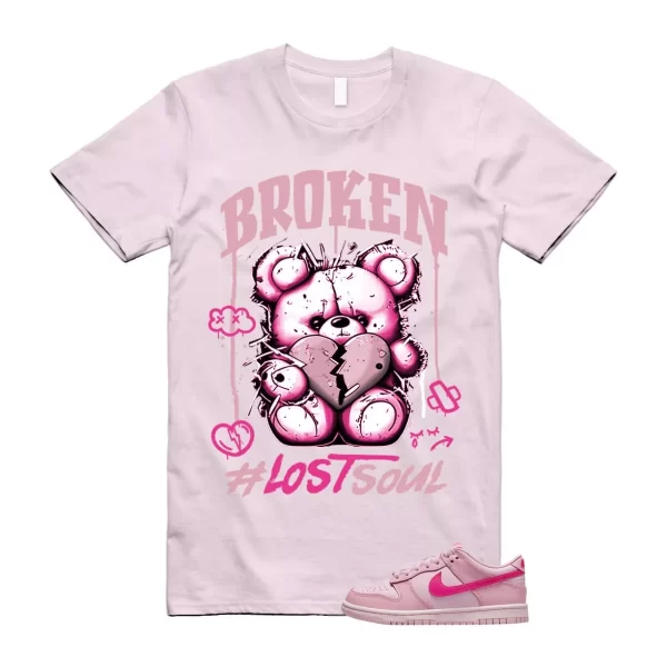 Dunk Triple Pink Valentines Day Low DTP GS Light Soft Prime 1 T Shirt Match BRLS Jezsport.com