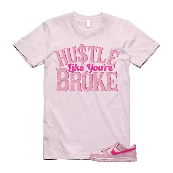 Dunk Triple Pink Valentines Day DTP Light Soft Prime 1 T Shirt Match BROKE Jezsport.com