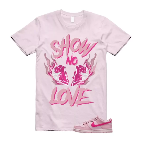 Dunk Triple Pink Valentines Day DTP Light Soft Prime 1 T Shirt Match NOLOVE Jezsport.com