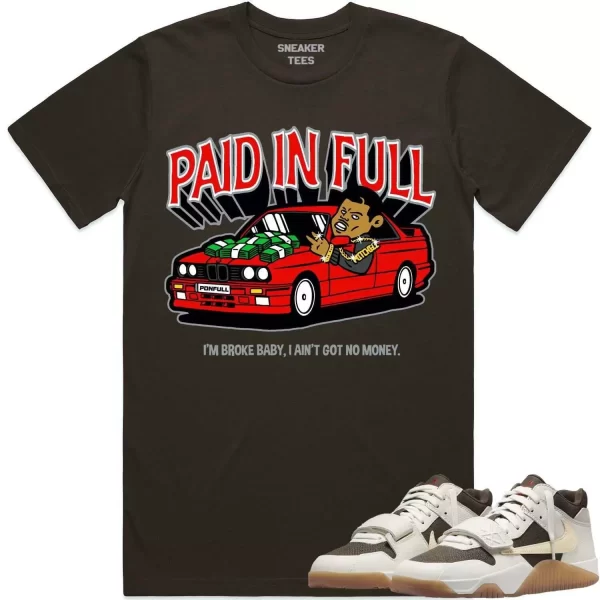 Travis Scott x Jordan Jumpman Jack Sail Shirt to Match - RED PAID Jezsport.com