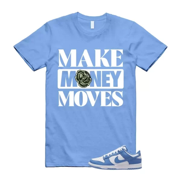 Dunk Polar Blue White Winter Low T Shirt Match MOVES Jezsport.com