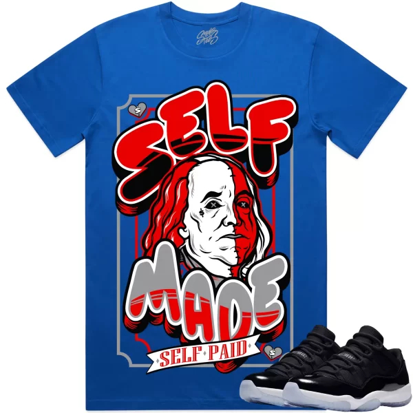 Jordan 11 Low Space Jam 11s Shirt to Match - RED SELF MADE Jezsport.com