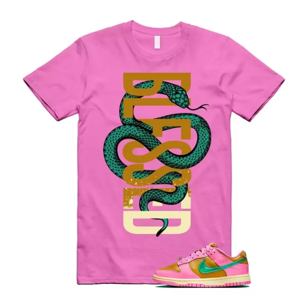 Dunk Parris Goebel Playful Pink Bronzine Jade Luminous Green Shirt Match SNAKEB Jezsport.com