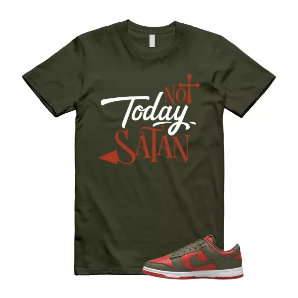 Dunk Mystic Red Cargo Khaki White Low T Shirt Match SATAN Jezsport.com