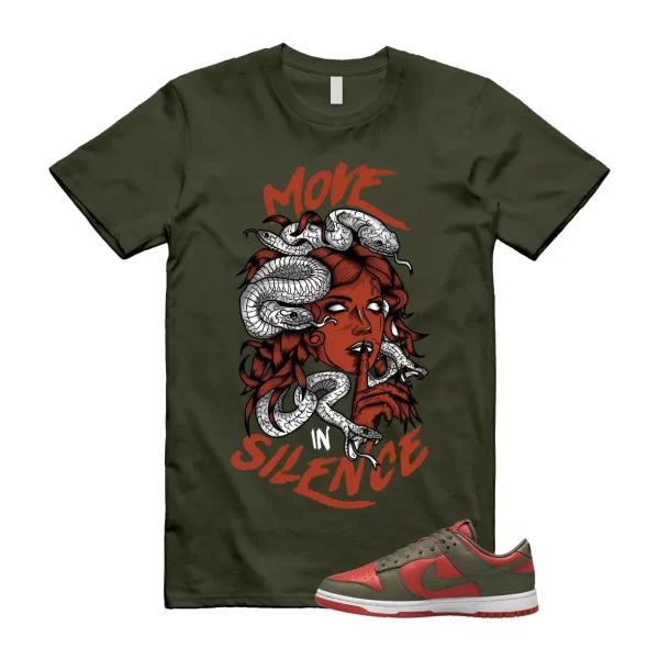 Dunk Mystic Red Cargo Khaki White Low T Shirt Match MIS Jezsport.com