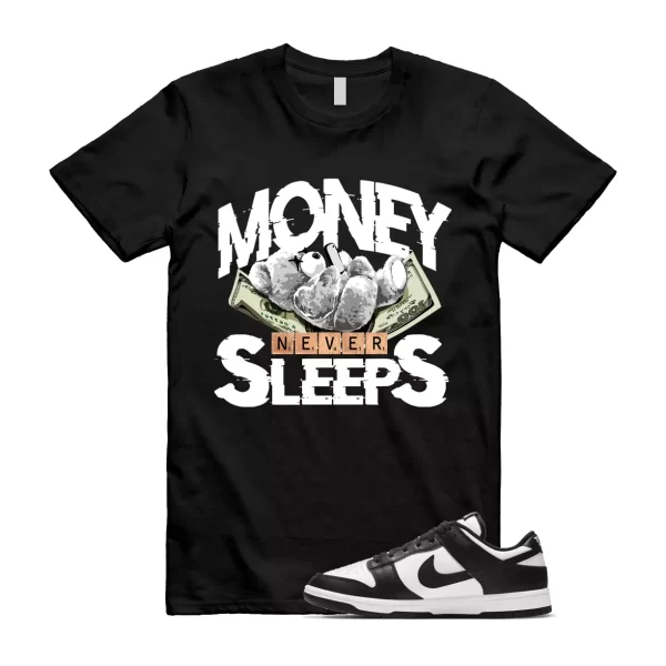 Dunk Panda White Black Low Retro Classic Traditional T Shirt Match MNS Jezsport.com