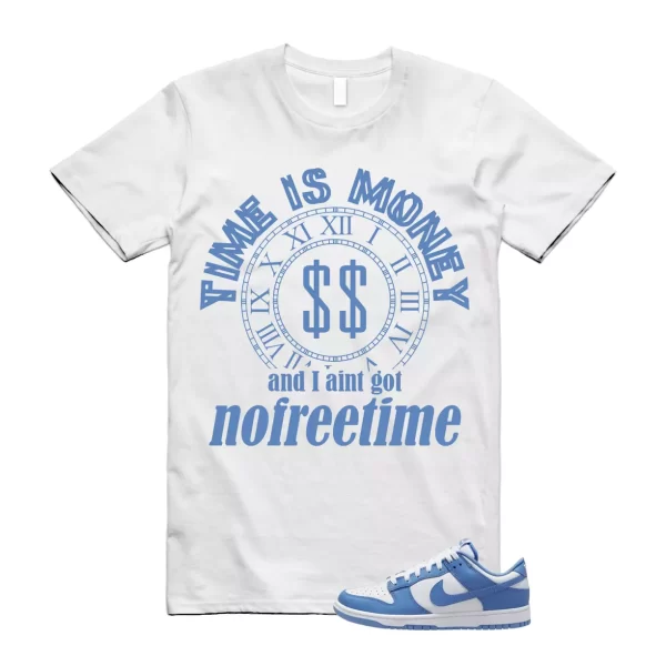 Dunk Polar Blue White Winter Low T Shirt Match FREE TIME Jezsport.com