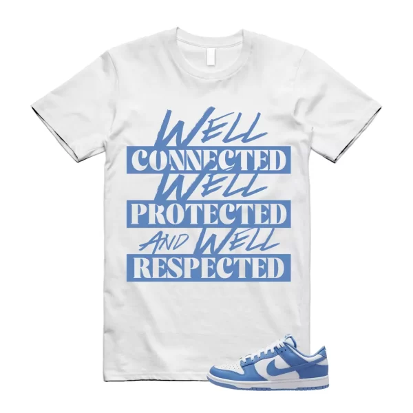 Dunk Polar Blue White Winter Low T Shirt Match WELL Jezsport.com