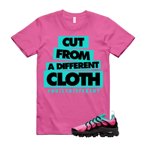 VaporMax South Beach Gradient Pink Blast Clear Jade Black 98 T Shirt Match CLOTH Jezsport.com