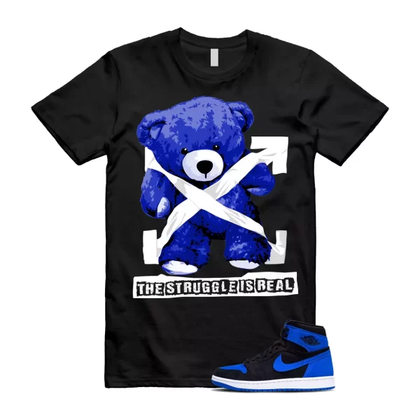 Royal Reimagined 1 Blue White Black T Shirt Match STRUG Jezsport.com