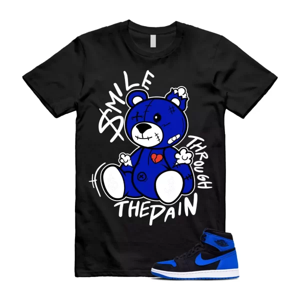 Royal Reimagined 1 Blue White Black T Shirt Match SM2 Jezsport.com