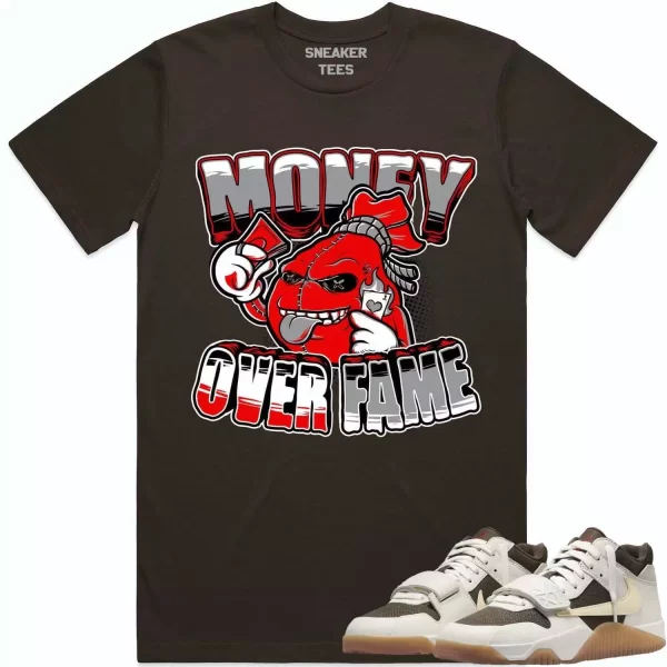 Travis Scott x Jordan Jumpman Jack Sail Shirt to Match - RED MOF Jezsport.com