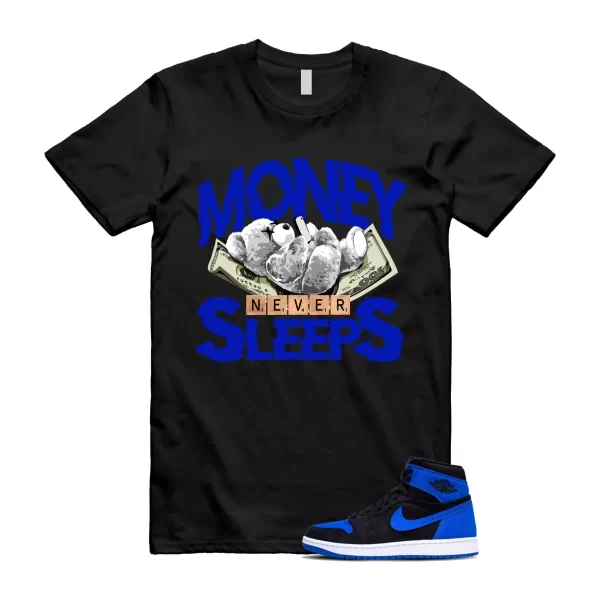 Royal Reimagined 1 Blue White Black T Shirt Match MNS Jezsport.com