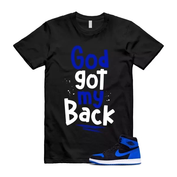 Royal Reimagined 1 Blue White Black T Shirt Match GOD Jezsport.com