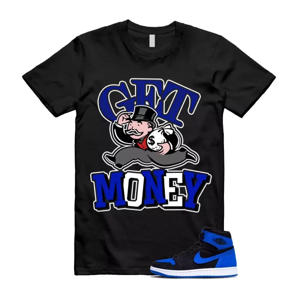 Royal Reimagined 1 Blue White Black T Shirt Match GM Jezsport.com