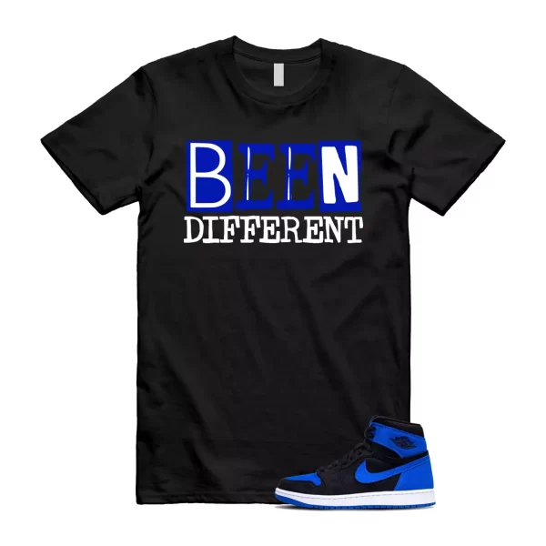 Royal Reimagined 1 Blue White Black T Shirt Match BEEN Jezsport.com