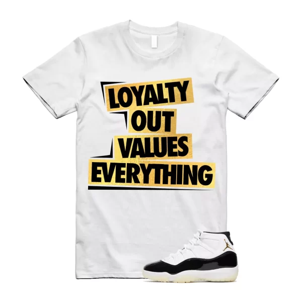 Metallic Gold DMP Defining Moments 11 Gratitude T Shirt Match LOVE Jezsport.com