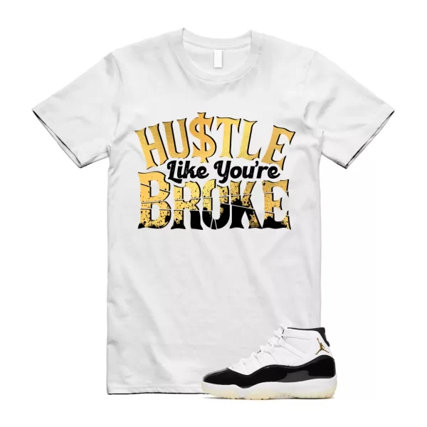 Metallic Gold DMP Defining Moments 11 Gratitude T Shirt Match BROKE Jezsport.com