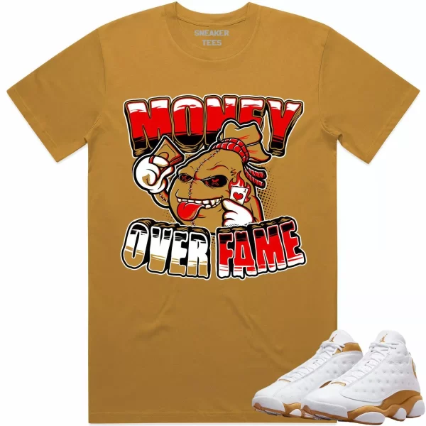 Jordan 13 Wheat 13s Shirt to Match - WHEAT MOF Jezsport.com