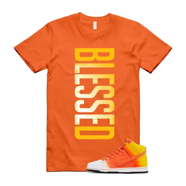 Dunk Candy Corn Sweet Tooth Orange Amarillo White Yellow T Shirt Match VERTBLS Jezsport.com