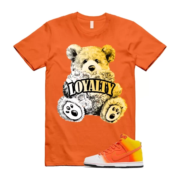 Dunk Candy Corn Sweet Tooth Orange Amarillo White Yellow T Shirt Match LYLTY Jezsport.com