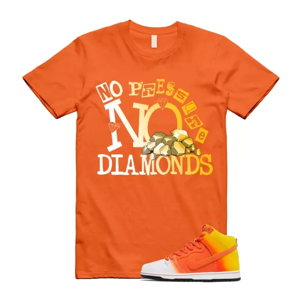 Dunk Candy Corn Sweet Tooth Orange Amarillo White Yellow T Shirt Match DIAMOND Jezsport.com