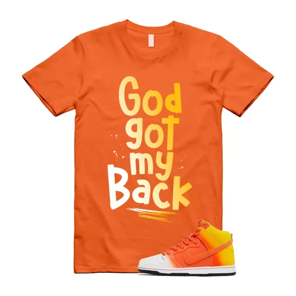 Dunk Candy Corn Sweet Tooth Orange Amarillo White Yellow T Shirt Match GOD Jezsport.com