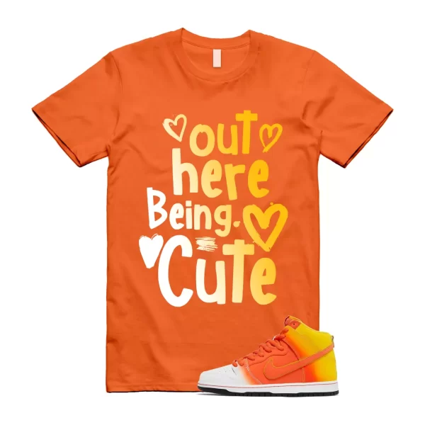 Dunk Candy Corn Sweet Tooth Orange Amarillo White Yellow T Shirt Match C2 Jezsport.com