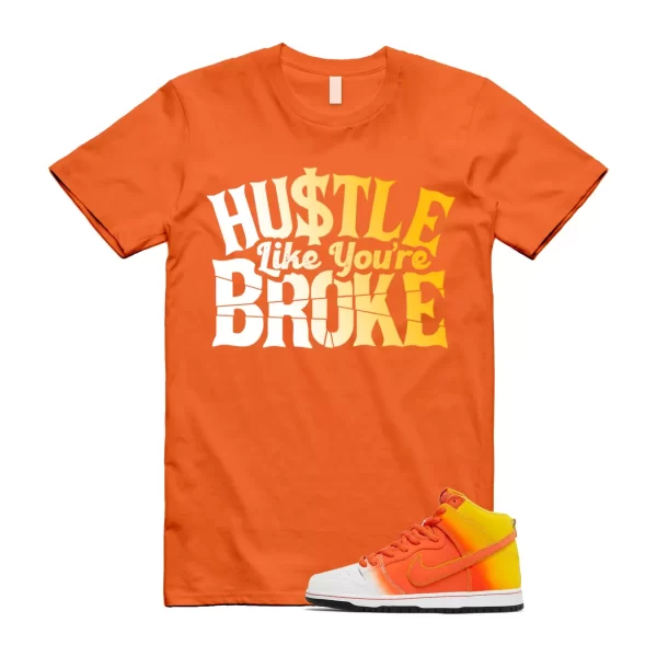 Dunk Candy Corn Sweet Tooth Orange Amarillo White Yellow T Shirt Match BROKE Jezsport.com